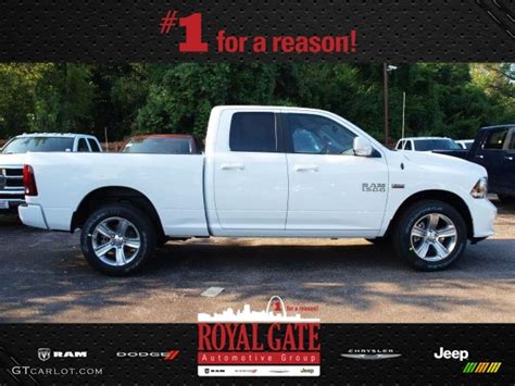 2014 Bright White Ram 1500 Sport Quad Cab 4x4 85024005 Photo 10 Car Color