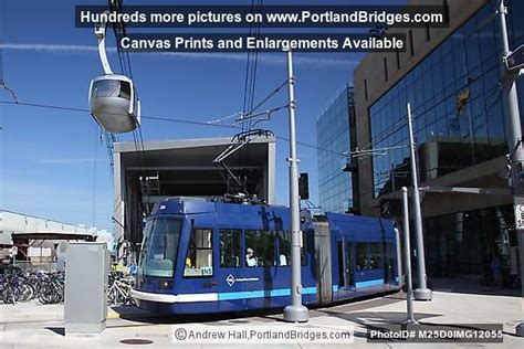 Portland Aerial Tram Portland Steetcar At South Waterfront Photo