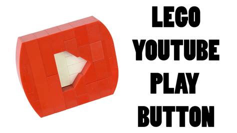 How To Build A Lego Youtube Play Button Youtube