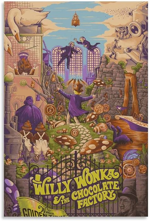 Tongyang Willy Wonka And The Chocolate Factory Poster Movie