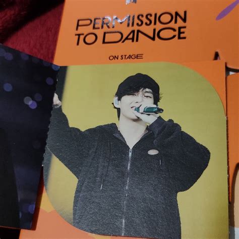 Onhand Permission To Dance Us Tingi Folding Card Rm Jin Suga Jhope