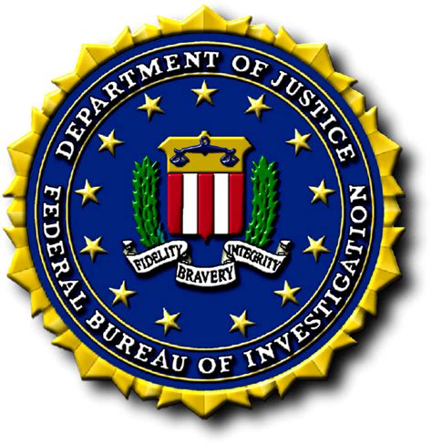 FBI Logo, Badge, Emblem, Insignia, Symbol PNG