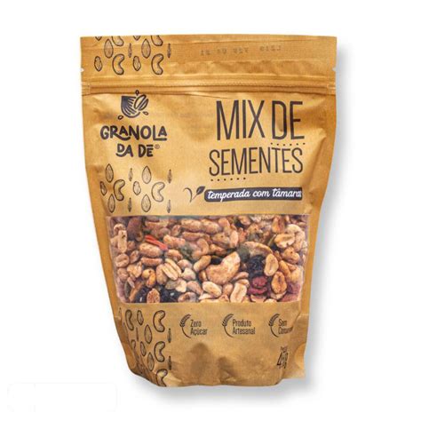 Mix De Sementes Granola Da D Temperada T Mara G Big Box