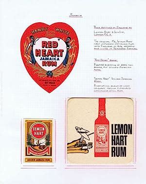 Collection of rum bottle labels and ephemera. by JAMAICA | Pennymead Books PBFA