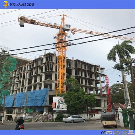 Ton M Jib Qtz Self Erecting Tower Crane For Building Tower