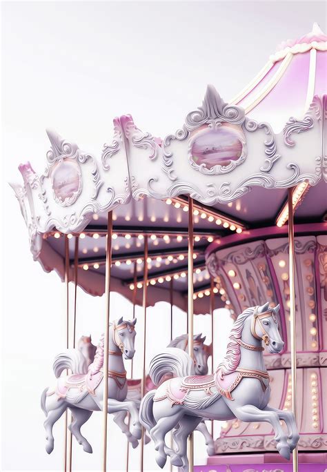 Frans Isch Carousel Art Print