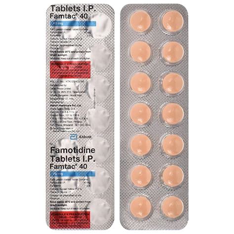 Famtac 40 Strip Of 14 Tablets Health And Personal Care