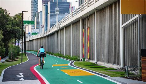 Cyclist Exploring The Bike Lanes Of Brisbane Photograph By Cavan