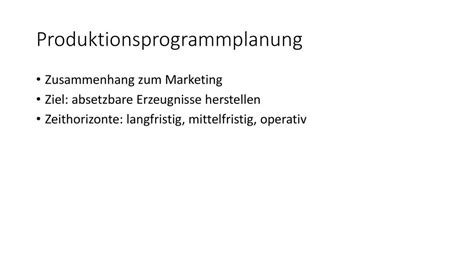 Produktionsplanung Und Steuerung Ppt Herunterladen