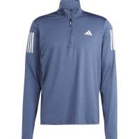 Adidas Own The Run Half Zip Men S Running Jacket Blue Sportisimo