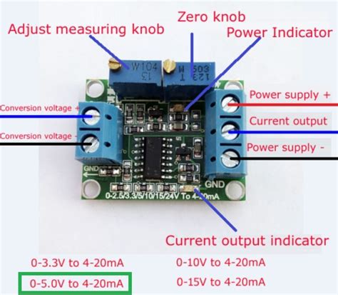 Voltage To Current Converter Module V To Ma Micro Jpm