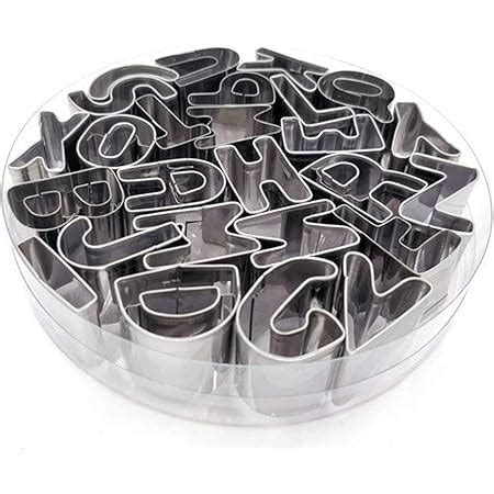 Gresunny Pcs Alphabet Cookie Cutters Stainless Steel Cookie Cutter