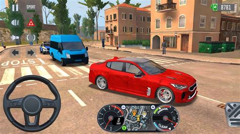 Kia Stinger Private Car Driving On The Streets Rome Texi Sim 2022