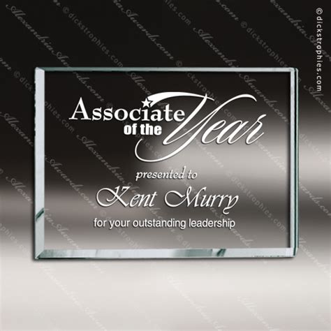 Square Rectangle Shaped Glass Awards