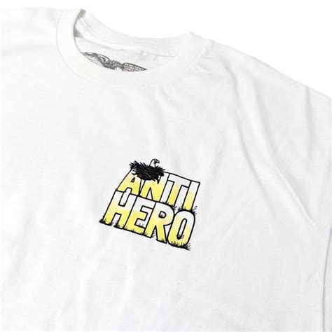 Antihero Skateboards Tシャツ Anti Hero Joe Buffalo Tee （white） 半袖 メンズ アンタイ