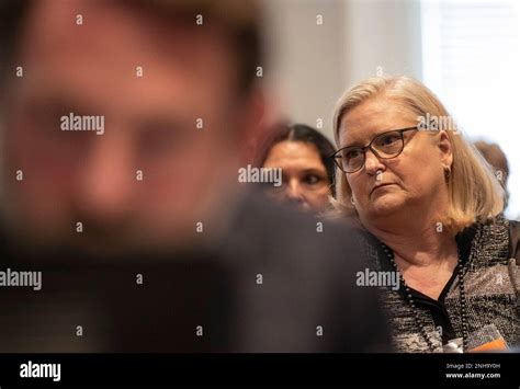 Alex Murdaughs Sister Lynn Murdaugh Goette Listens In Court In The