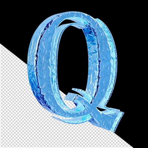 Glace Cannel E Symbole D Vue C T Gauche Lettre Q Psd Premium