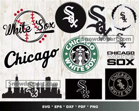 300 Chicago White Sox Svg Bundle Chicago White Sox Logo Svg