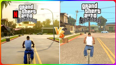 Grand Theft Auto San Andreas Netflix Definitive Edition Vs Original