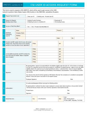 Fillable Online Instructions For Completing Csi Forms Cgsmedicare