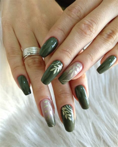 Unhas Decoradas Verdes 60 Modelos E Tutoriais Para Arrasar Na Esmaltação