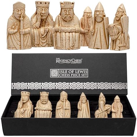 Buy The Lewis Chessmen Isle Of Lewis Replica Chess Pieces By The