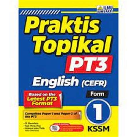 Praktis Topikal Pt English Cefr Form Lazada