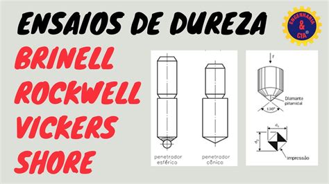 Ensaios De Dureza Dureza Brinell Dureza Rockwell Dureza Vickers