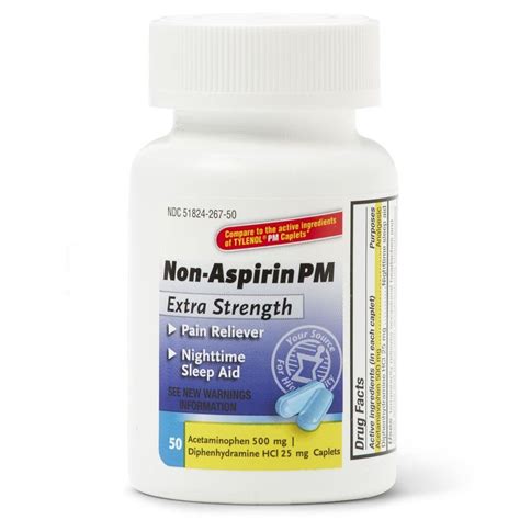 Acetaminophen Pm Extra Strength Caplets Mg Ct