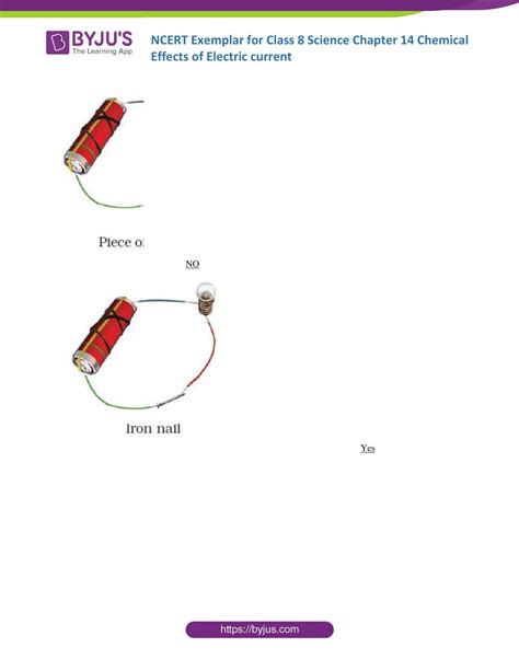 NCERT Exemplar Class 8 Science Solutions Chapter 14 Chemical Effects