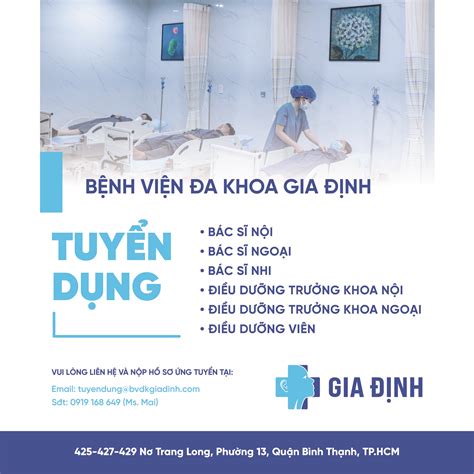 BỆNH VIỆN ĐA KHOA GIA ĐỊNH THÔNG BÁO TUYỂN DỤNG