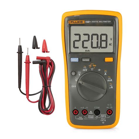 Fluke F15b + 4000 tæller Multimeter Bærbart digitalt multimeter