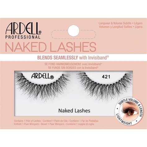 Ardell Naked Lashes Falsche Wimpern F R Frauen St Farbton Black