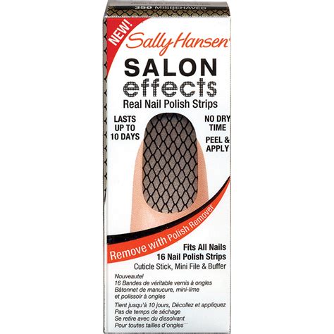 Sally Hansen Salon Effects Real Nail Polish Strips 16 Ea Walmart