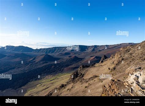 A Breathtaking View Of Haleakala Crater Haleakala National Park Maui