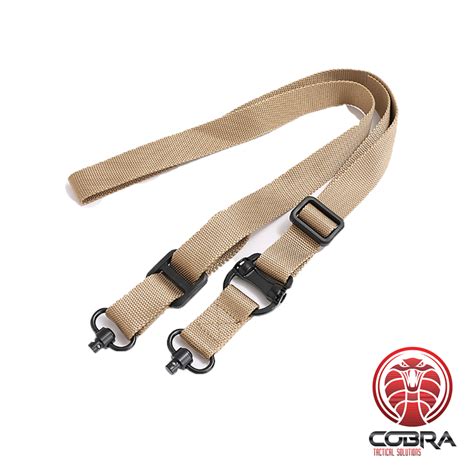 Cobra Ms Qd Multi Mission Rifle Sling One Two Point Tan