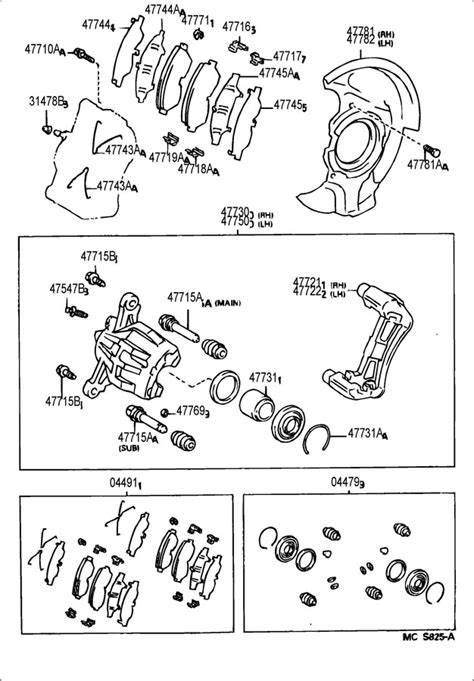 4773033040 Toyota Caliper Disc Toyota Parts Overstock Lakeland Fl