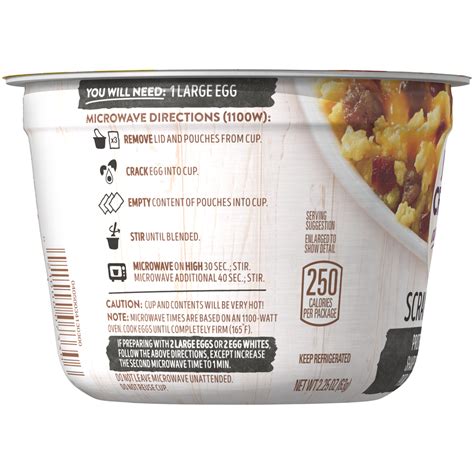 Just Crack An Egg Protein Packed Scramble Kit Breakfast Bowls Planogram