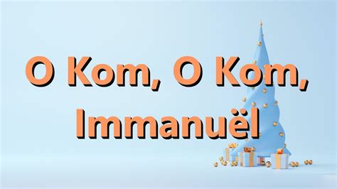 O Kom O Kom Immanuël O Come O Come Emmanuel Karaoke Altfluit