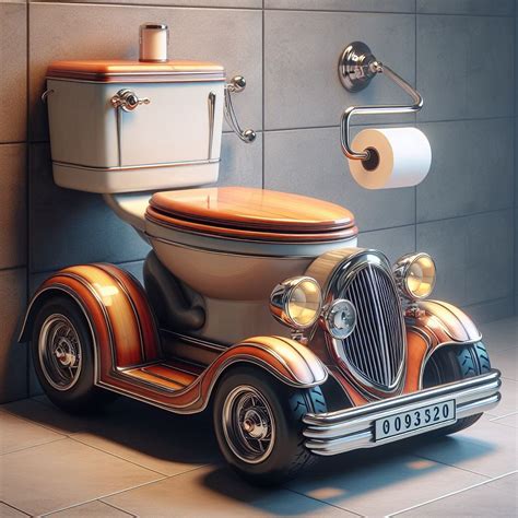 Classic Car-Shaped Toilet: The Perfect Classic Style Choice