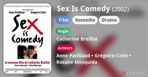 Sex Is Comedy Film 2002 FilmVandaag Nl