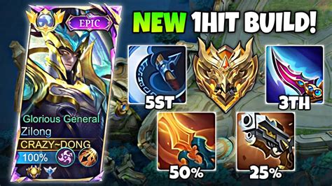 Build New One Hit Is Crazy Zilong Build Item Best Build Hit Zilong