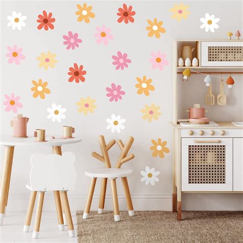 Amazon Daisy Flower Wall Decals Nursery Decal Living Room Vinyl