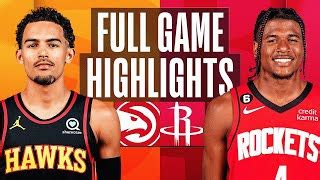 Atlanta Hawks Vs Houston Rockets Full Game Highlights Nov