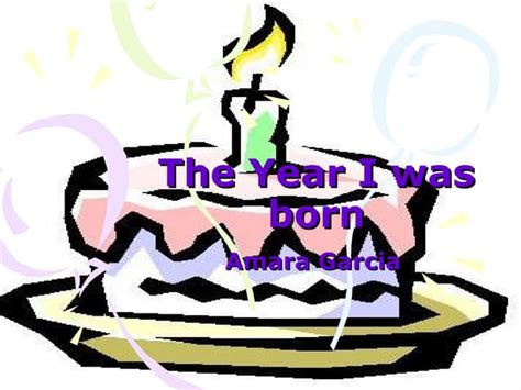 The Year You Were Born | PPT