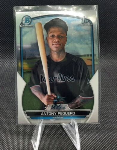 2023 1ST BOWMAN CHROME ANTONY PEGUERO BCP 62 MIAMI MARLINS EBay