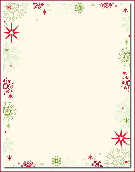 Christmas Stationery Templates Microsoft Word Templates Resume Examples