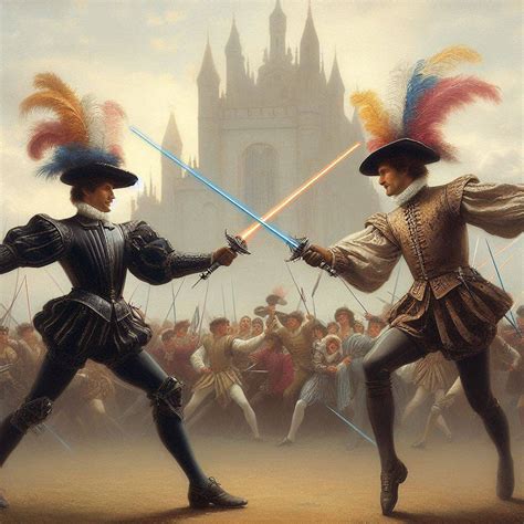 Medieval Lightsaber Duel by SackbotNinja03 on DeviantArt