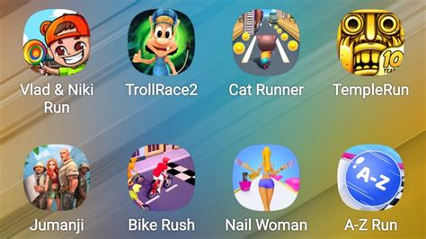 Vlad Niki Run Hugo Troll Race 2 Cat Runner Temple Run Jumanji Bike