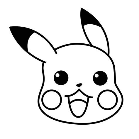 Dibujos Pikachu Para Dibujar Imprimir Colorear Y